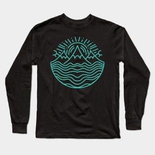 abstract mountain Long Sleeve T-Shirt